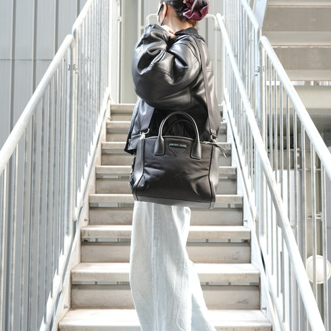 PRADA Concept 2WAY Shoulder Bag Handbag black WS27295