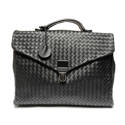 BOTTEGAVENETA INTRECCIATO briefcase Handbag black WS27296