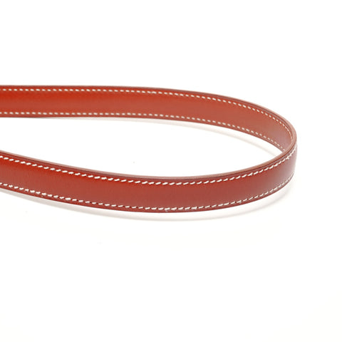 HERMES Kelly 28 Boxcalf Brick A Handbag Orange WS27298