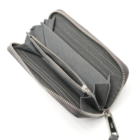 FENDI Celeria leather Purse gray WS27302
