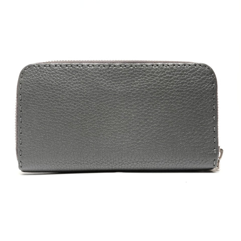 FENDI Celeria leather Purse gray WS27302