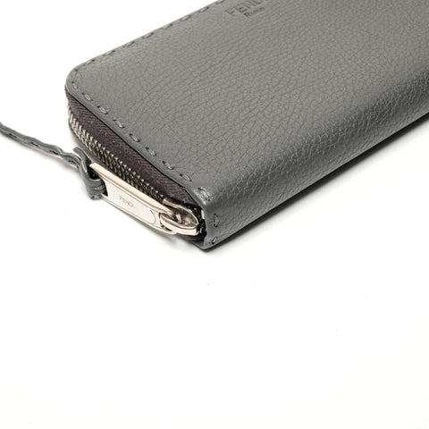 FENDI Celeria leather Purse gray WS27302