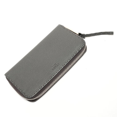 FENDI Celeria leather Purse gray WS27302
