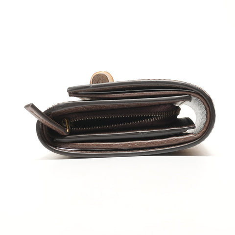 GUCCI Jumbo GG Diana Bamboo Bifold Wallet Brown WS27303