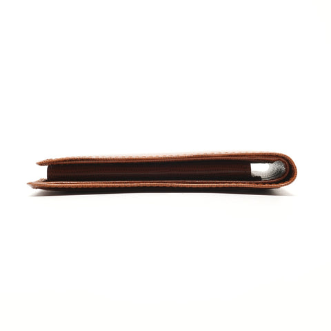 CELINE leather Bifold Wallet Brown WS27304