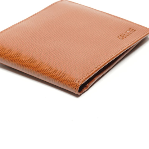 CELINE leather Bifold Wallet Brown WS27304