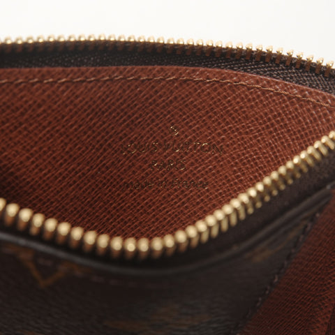 LOUIS VUITTON Porte Carte Romy Monogram Card Case Coin case Brown WS27307