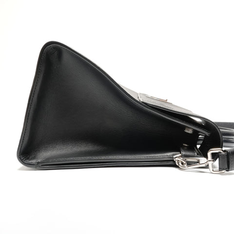 Christian Dior Dior Ever Leather Metal Silver Handbag black WS27309