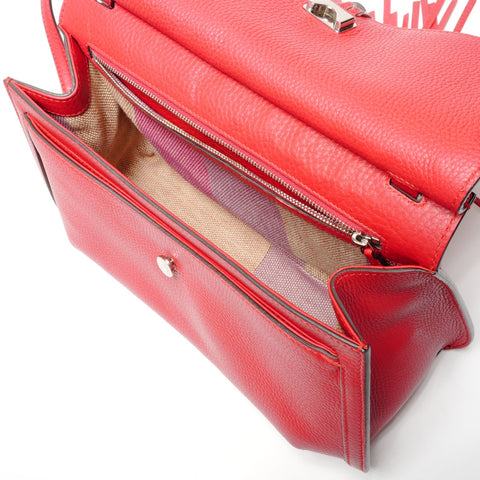 GUCCI Bamboo Daily Fringe Shoulder Bag Red WS27310