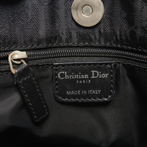Christian Dior Canvas Trotter Ribbon Handtasche schwarz WS27311