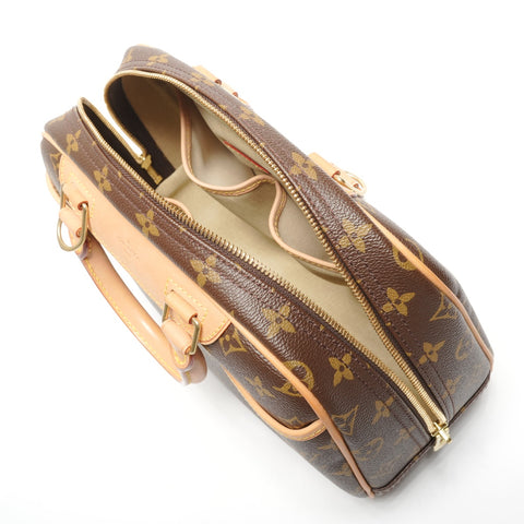 LOUIS VUITTON 2006 Trouville Monogram Handbag Brown WS27315