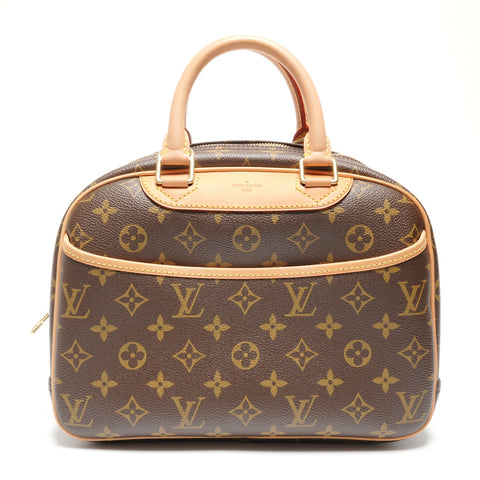 LOUIS VUITTON 2006 Trouville Monogram Handbag Brown WS27315