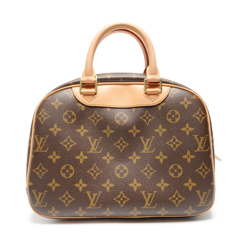 LOUIS VUITTON 2006 Trouville Monogram Handbag Brown WS27315