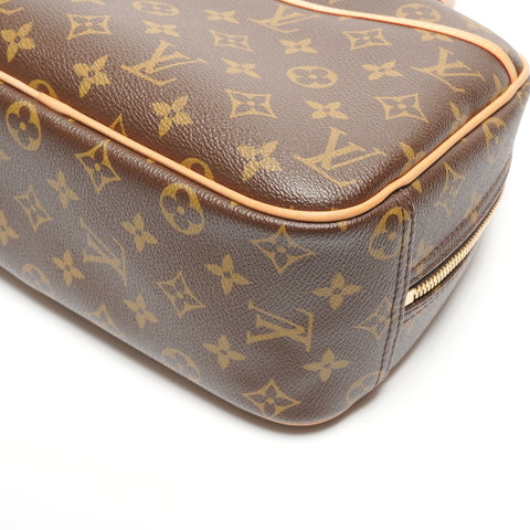 LOUIS VUITTON 2006 Trouville Monogram Handbag Brown WS27315