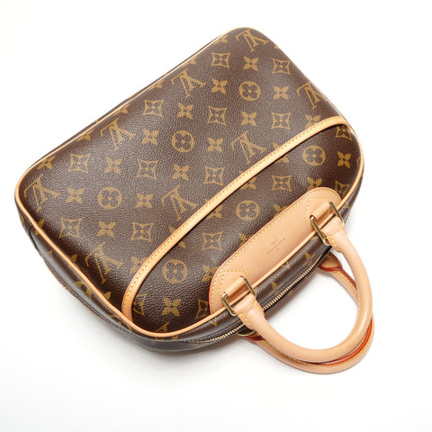 LOUIS VUITTON 2006 Trouville Monogram Handbag Brown WS27315