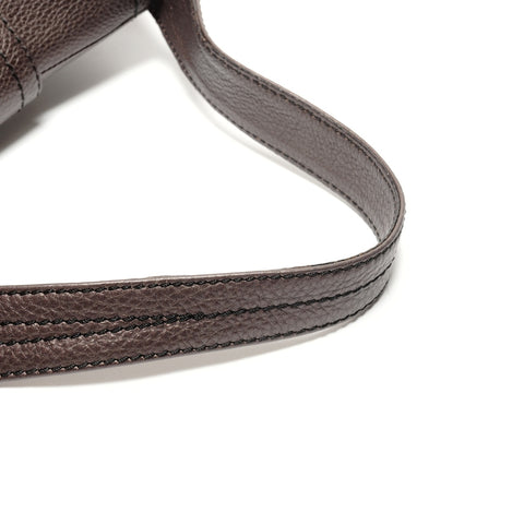 CELINE leather Shoulder Bag Brown WS27318