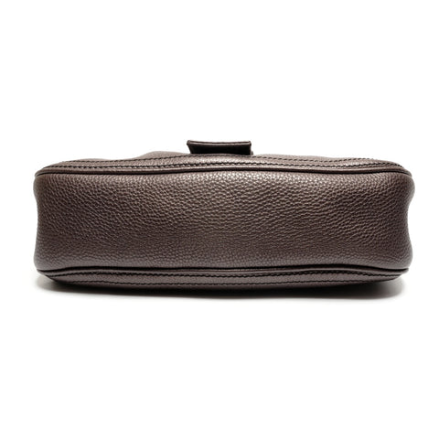 CELINE leather Shoulder Bag Brown WS27318