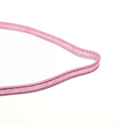 BALENCIAGA Le Cagole Mini Shoulder Bag in Metallic Shoulder Bag pink WS27319