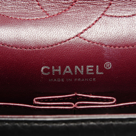 CHANEL 12th series 2008-2009 2.55 reissue Shoulder Bag black WS27320