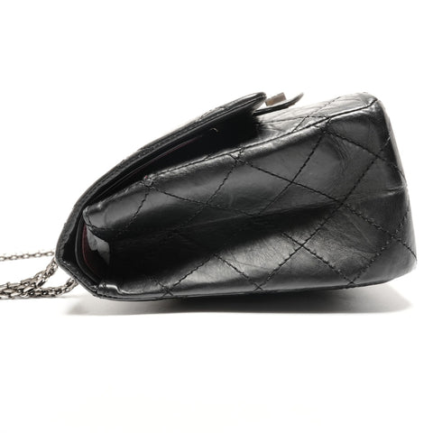 CHANEL 12th series 2008-2009 2.55 reissue Shoulder Bag black WS27320