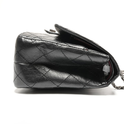 CHANEL 12th series 2008-2009 2.55 reissue Shoulder Bag black WS27320