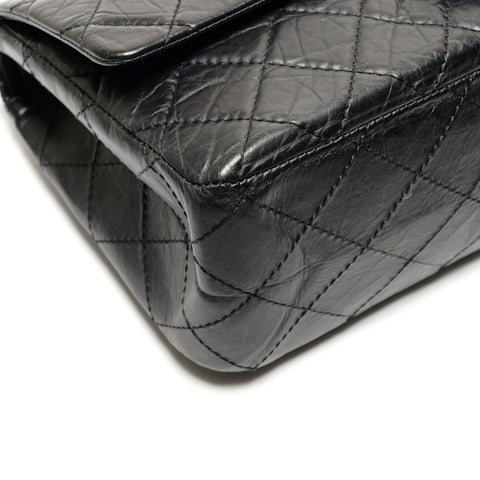 CHANEL 12th series 2008-2009 2.55 reissue Shoulder Bag black WS27320