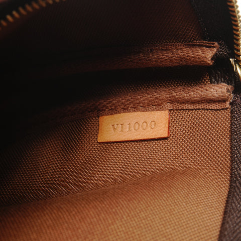LOUIS VUITTON Monogram Pochette (2000) Handbag Brown WS27322