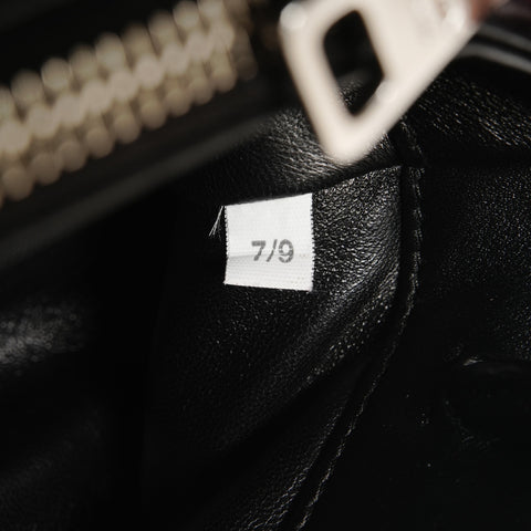 PRADA leather logo Shoulder Bag black WS27323