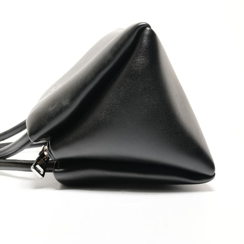 PRADA leather logo Shoulder Bag black WS27323