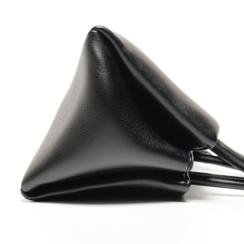PRADA leather logo Shoulder Bag black WS27323