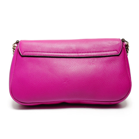 GUCCI Soho G-Stitch Fringe Shoulder Bag pink WS27326