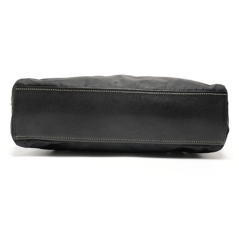 PRADA Nylon leather Shoulder Bag black WS27332