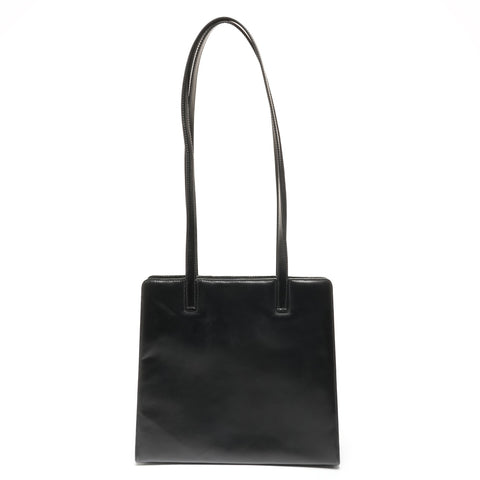 Salvatore Ferragamo Gancini leather Shoulder Bag black WS27334