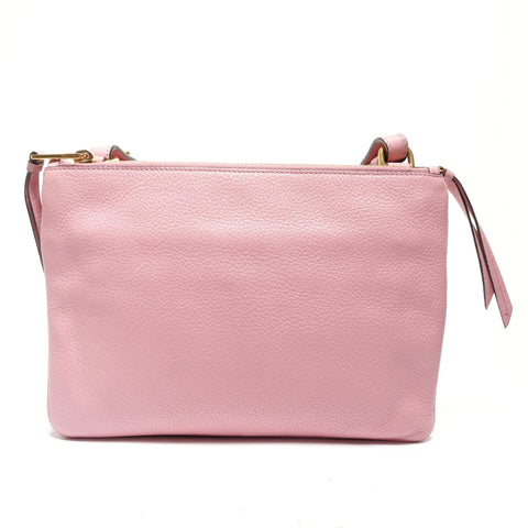 PRADA 皮革单肩包 粉色 WS27335