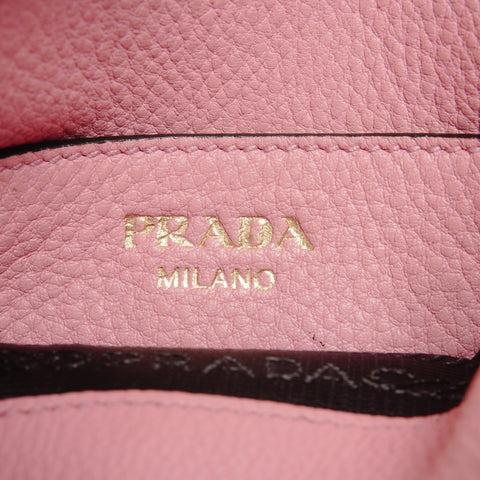 PRADA 皮革单肩包 粉色 WS27335