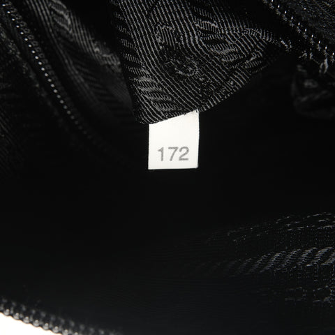 PRADA Nylon triangle logo Shoulder Bag black WS27336