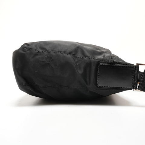 PRADA Nylon triangle logo Shoulder Bag black WS27336