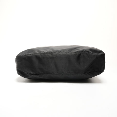 PRADA Nylon triangle logo Shoulder Bag black WS27336
