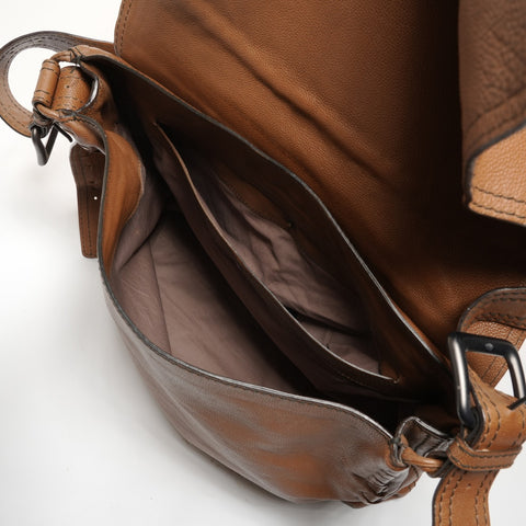 BOTTEGAVENETA INTRECCIATO leather Shoulder Bag Brown WS27337