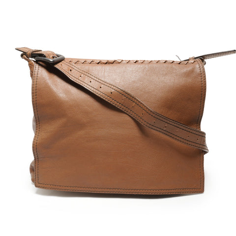 BOTTEGAVENETA INTRECCIATO leather Shoulder Bag Brown WS27337