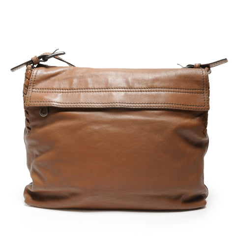 BOTTEGAVENETA INTRECCIATO leather Shoulder Bag Brown WS27337