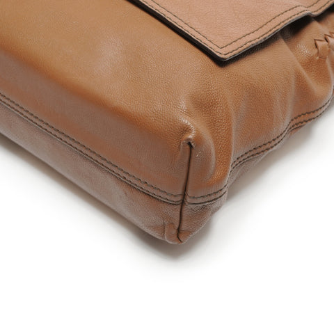 BOTTEGAVENETA INTRECCIATO leather Shoulder Bag Brown WS27337