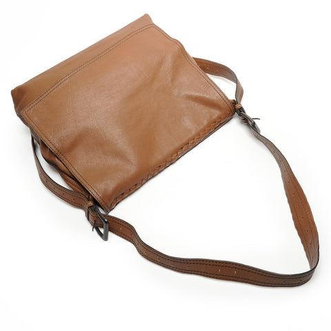BOTTEGAVENETA INTRECCIATO leather Shoulder Bag Brown WS27337