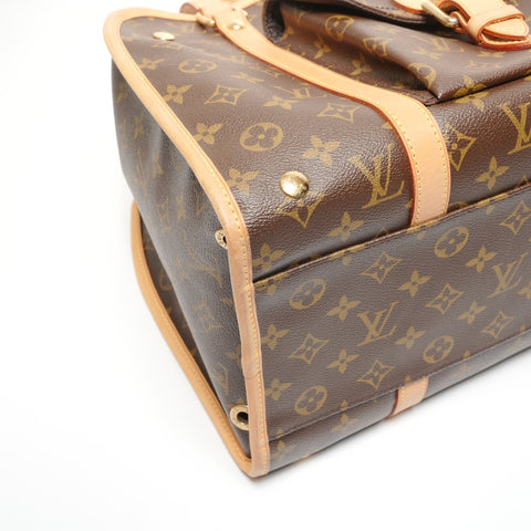 LOUIS VUITTON Sac Baxter GM Monogram Small Dog Carrier Bag, M42028 Shoulder Bag Brown WS27339
