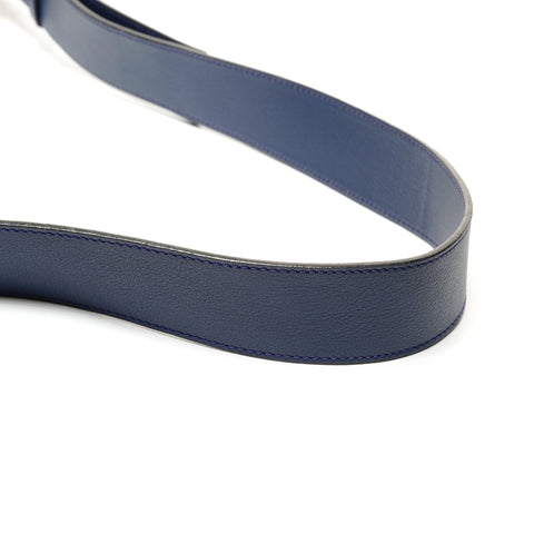 LOEWE Anton leather messenger bag Shoulder Bag Navy WS27340