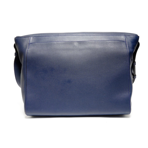 LOEWE Anton leather messenger bag Shoulder Bag Navy WS27340