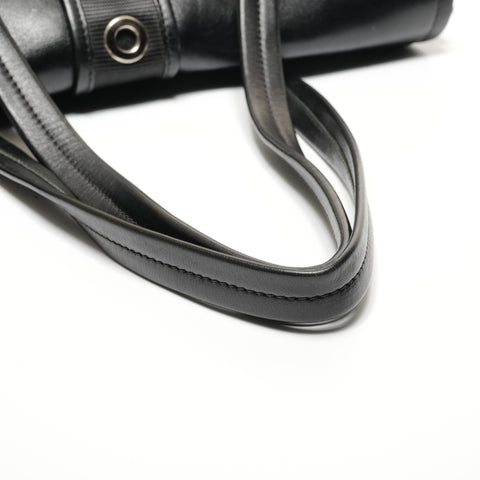 PRADA Nylon Leather Baguette One Belt Shoulder Bag black WS27344