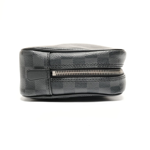 LOUIS VUITTON N47521 Damier Graphite True Toilette GM Clutch bag black WS27345