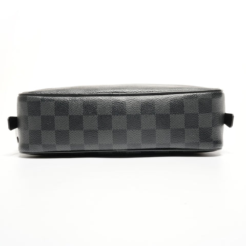 LOUIS VUITTON N47521 Damier Graphite True Toilette GM Clutch bag black WS27345