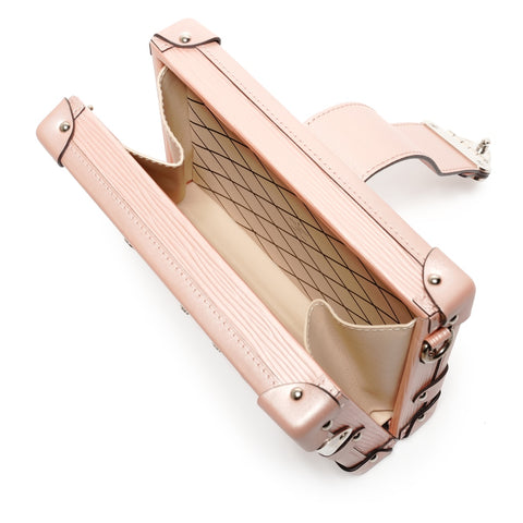 LOUIS VUITTON Epi Petite Malle Trunk Shoulder Bag pink WS27346